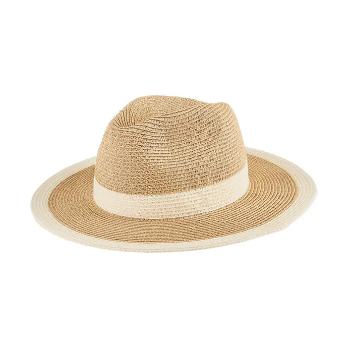 San Diego Hat Company Water Repellant Striped Fedora