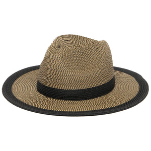 San Diego Hat Company Water Repellant Striped Fedora