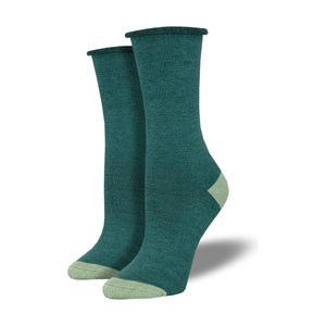 Socksmith Contrast Heel/Toe Crew Sock